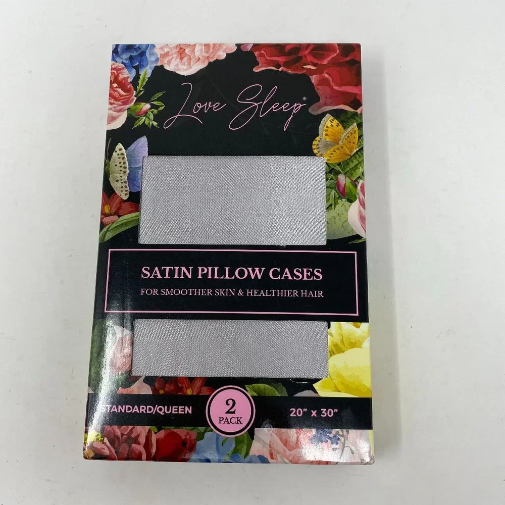 Love Sleep Satin Queen Pillow Cases
